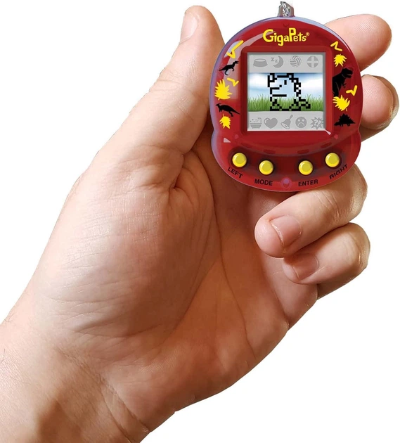 Интерактивная игрушка Top Secret Giga Pets T-Rex Dinosaur Virtual Animal Pet виртуальное животное, тамагочи - изображение 3