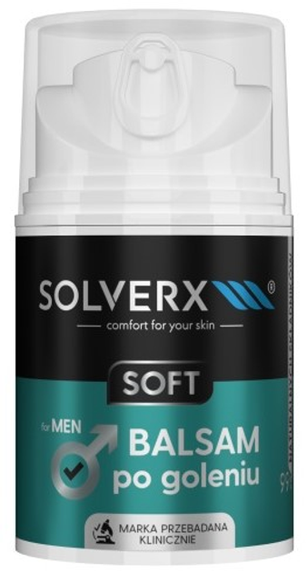 Balsam po goleniu Solverx Soft dla mężczyzn 50 ml (5907479387401) - obraz 1