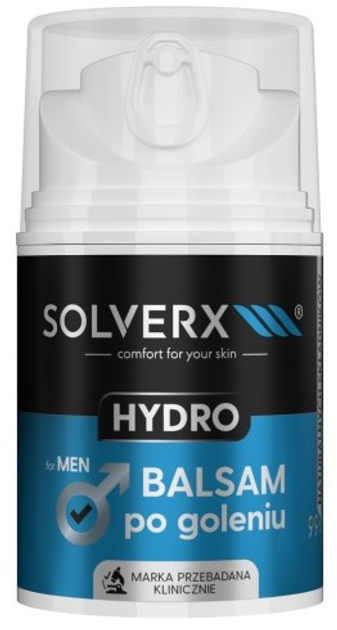 Бальзам після гоління Solverx Hydro для чоловіків 50 мл (5907479387395) - зображення 1