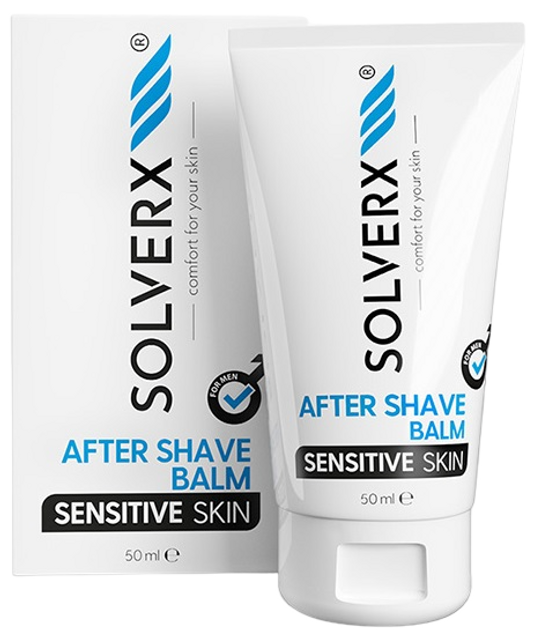 Balsam po goleniu Solverx Sensitive Skin dla mężczyzn 50 ml (5907479380204) - obraz 1