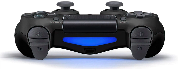 Бездротовий геймпад DOUBLESHOCK 4 Bluetooth з подвійною вібрацією V2 контролер джойстик для консолі приставки Sony PlayStation PS4 та комп'ютера ПК, TV Чорний - зображення 10