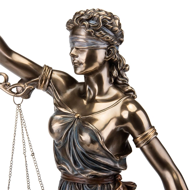 Статуэтка напольная Veonese Богиня правосудия Фемида 75 см 72919 полистоун покрытый бронзой - Фото 2 Статуэтка напольная Veonese Богиня правосудия Фемида 75 см 72919 полистоун покрытый бронзой - изображение 2