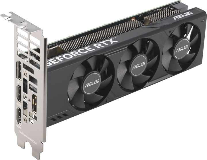 Відеокарта ASUS PCI-Ex GeForce RTX 4060 LP BRK OC Edition 8GB GDDR6 (128bit) (2520/17000) (2 x HDMI, 2 x DisplayPort) (RTX4060-O8G-LP-BRK) - зображення 3
