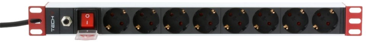 Listwa zasilająca TECHly I-CASE STRIP-61UDIT 8 gniazd 3 m czarny - obraz 2