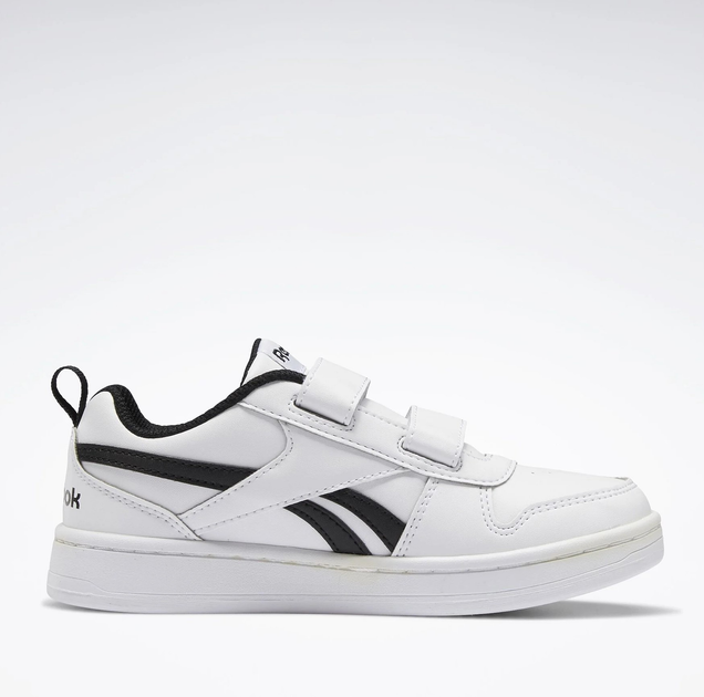Sneakersy chłopięce na rzepy Reebok Royal Prime 2 100039111 30.5 Białe z czarnym (4064046210553) - obraz 4