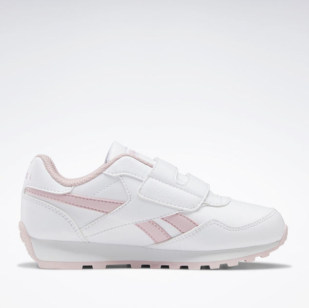 Buty sportowe dziecięce dla dziewczynki na rzepy Reebok Royal Rewind 100046407 28 Białe z bladoróżowym (4064053757645) - obraz 4