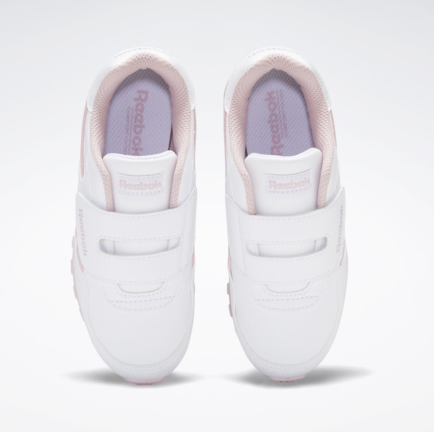 Buty sportowe dziecięce dla dziewczynki na rzepy Reebok Royal Rewind 100046407 30.5 Białe z bladoróżowym (4064053757638) - obraz 5