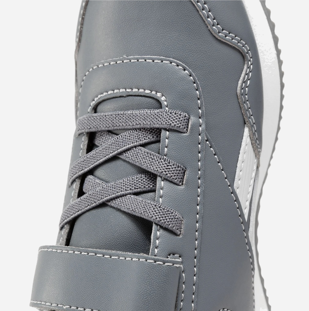 Buty sportowe chłopięce na rzepy Reebok Royal Cl Jog 100074581 32 Szare (1200143121702) - obraz 8