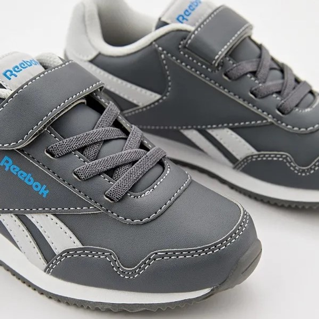 Buty sportowe chłopięce na rzepy Reebok Royal Cl Jog 100074581 34 Szare (1200143121795) - obraz 4