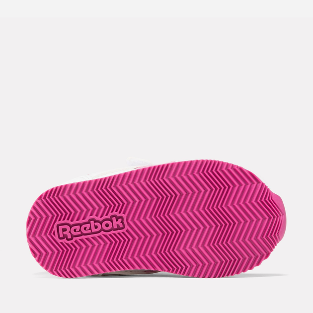 Дитячі кросівки для дівчинки Reebok Royal Cl Jog 100075162 25.5 Білі з рожевим (1200143260913) - зображення 5