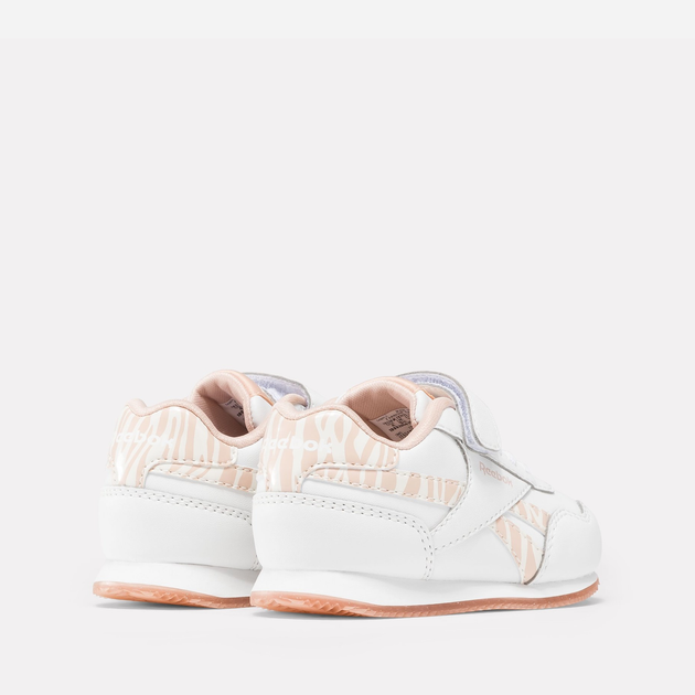 Дитячі кросівки для дівчинки Reebok Royal Cl Jog 100075163 22.5 Білі з бежевим (1200143260999) - зображення 3