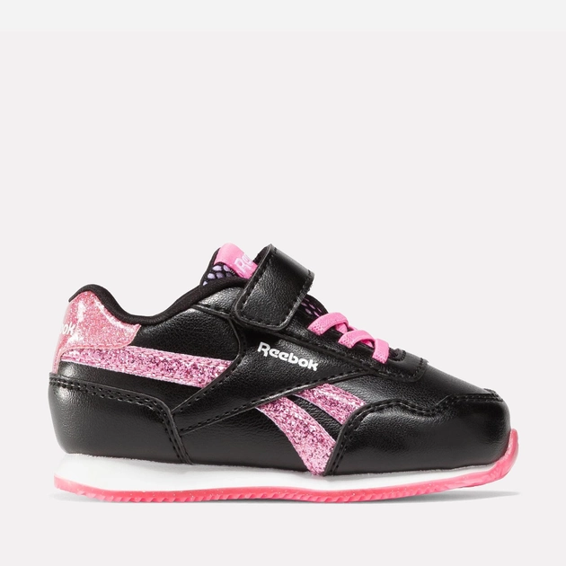 Buty sportowe dziecięce dla dziewczynki na rzepy Reebok Royal Cl Jog 100075178 26 Czarne (1200143262337) - obraz 1