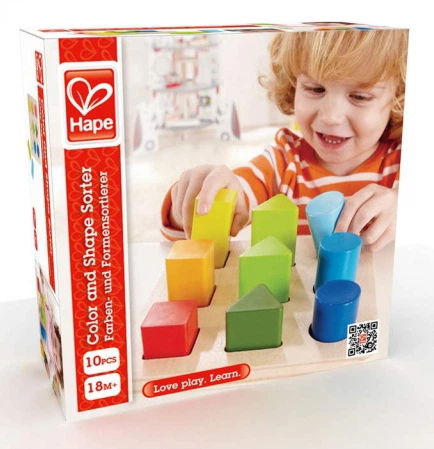 Drewniany sorter Hape Kształty i rozmiary (6943478006270) - obraz 2