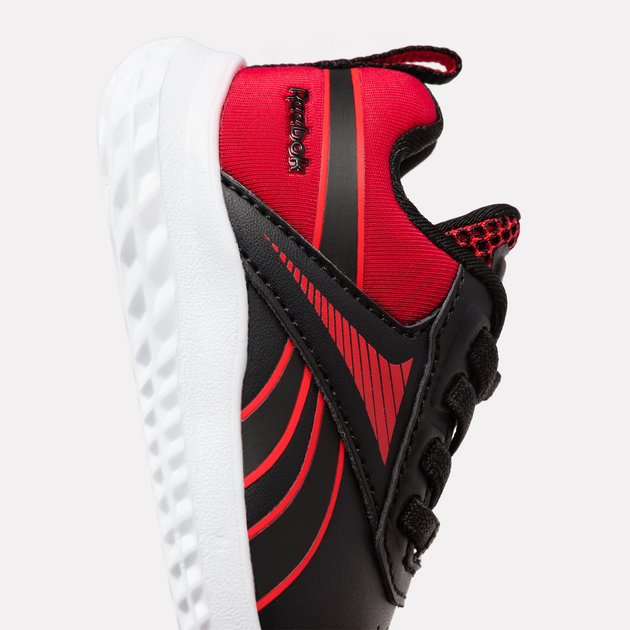 Дитячі кросівки для хлопчика Reebok Rush Runner 5 100075216 22 Чорні з червоним (1200143267592) - зображення 6