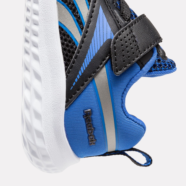 Дитячі кросівки для хлопчика Reebok Rush Runner 5 100075227 22.5 Чорні з синім (1200143269275) - зображення 7