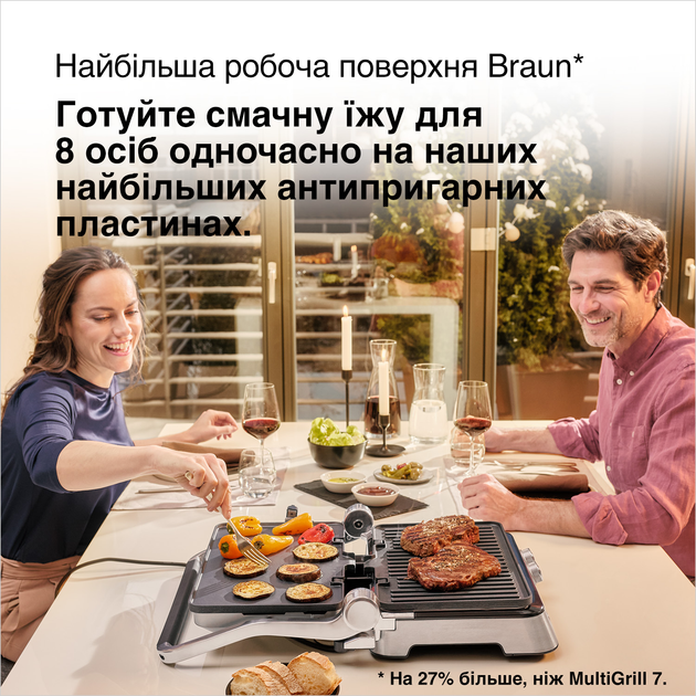 Гриль BRAUN MultiGrill 9 CG9043 - зображення 8