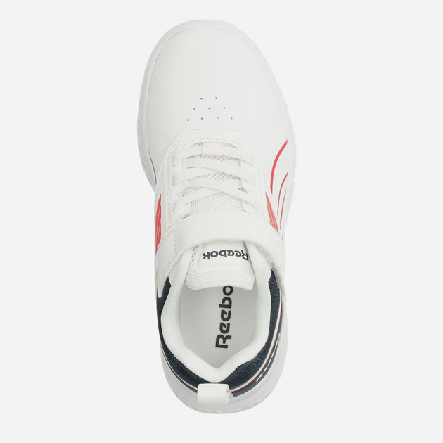 Buty sportowe chłopięce na rzepy Reebok Rush Runner 5 100205004 31 Białe z czerwonym i czarnym (1200143614938) - obraz 4