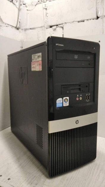 Компьютер HP Compaq dx2400 Tower / Intel Core 2 Quad Q9400 (4 ядра по 2.66 GHz) / 4 GB DDR2 / 320 GB HDD / Intel GMA 3100 Graphics / DVD-ROM б/у - изображение 2