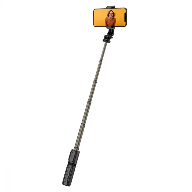 Трипод селфі монопод Proove Tiny Stick Selfie Stick Tripod 680 mm Black - зображення 2