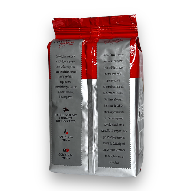 Кава в зернах Lavazza qualita rossa (50% arabica, 50% robusta), 1000 г - изображение 3