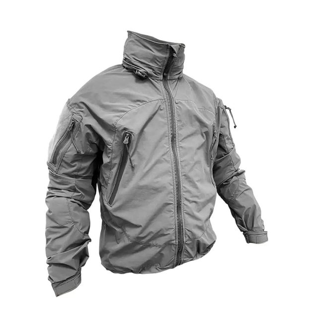 Тактична куртка GRAD PCU level 5 neoflex сіра S-Long - изображение 1