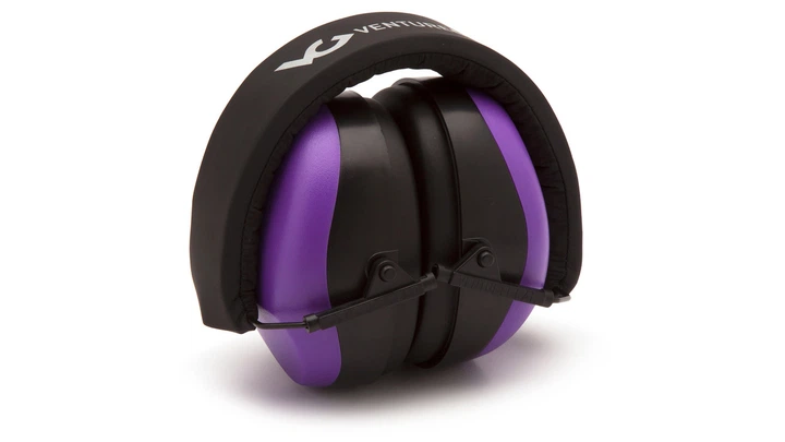 Навушники протишумні захисні Venture Gear VGPM8065C (захист слуху SNR 26 дБ, беруші в комплеті) фіолетові - изображение 4