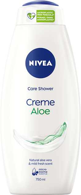 Гель для душу Nivea Care Shower Creme Aloe 750 мл (4005900648181) - зображення 1