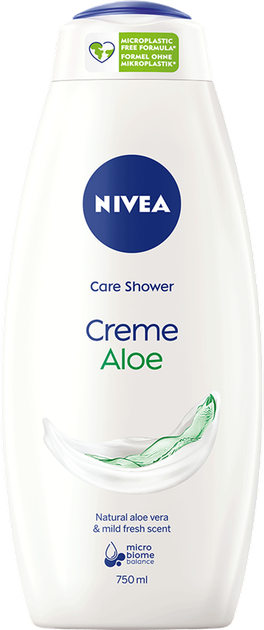 Гель для душу Nivea Care Shower Creme Aloe 750 мл (4005900648181) - зображення 1