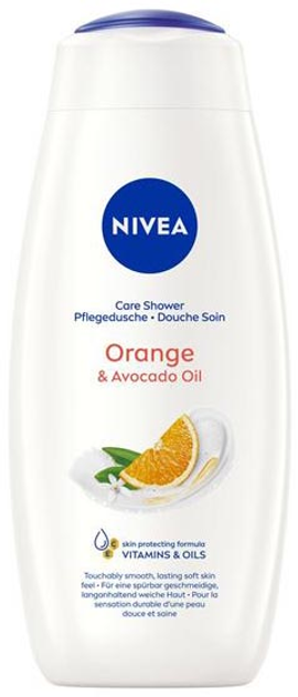 Гель для душу Nivea Care Shower Orange & Avocado Oil дбайливий 500 мл (9005800263687) - зображення 1