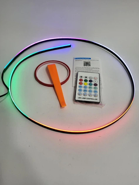 Підсвітка панелі неон кольорова стрічка RGB від USB + Bluetooth - зображення 5