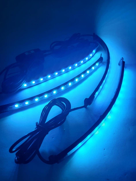 Универсальная светодиодная RGB led подсветка салона автомобиля (управление с телефона) - изображение 9