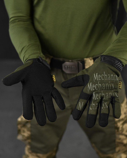 Рукавички тактичні Mechanix FastFit olive ВТ6725 M - изображение 2