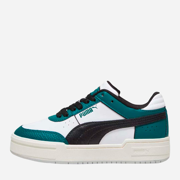 Sneakersy damskie do kostki Puma Ca Pro Sport Junior 394391-01 38.5 (5.5UK) 24.5 cm Biały/Zielony (4099683133606) - obraz 1