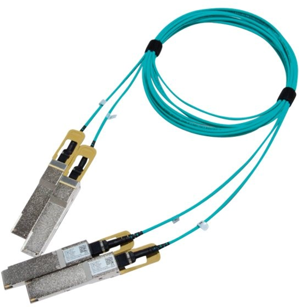 Patchcord optyczny Mellanox QSFP56 30 m Blue (980-9I424-00H030) - obraz 1