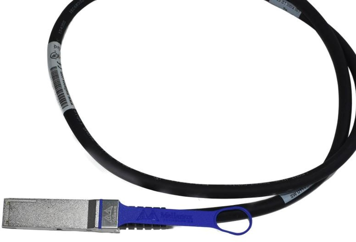 Оптичний патчкорд Mellanox QSFP56 2.5 м Black (980-9I54L-00V02A) - зображення 1