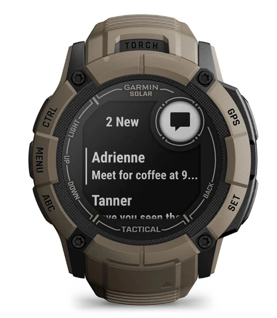 Смарт-годинник Garmin Instinct 2X Solar Tactical Coyote Tan (010-02805-64) - зображення 9