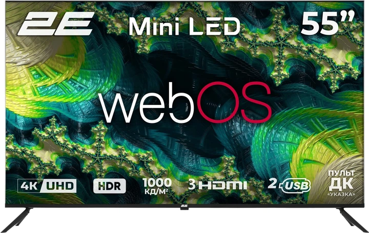 Телевизор 2E 2E-55A88H - Фото 1 Телевизор 2E 2E-55A88H - изображение 1