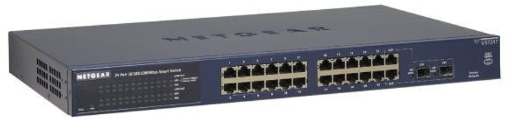 Switch Netgear GS724T 2x SFP 24x 1 GbE (GS724T-300) - obraz 1