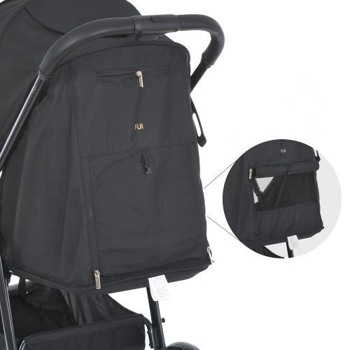 Дитяча коляска прогулянкова El Camino ME 1113 FIJI Black Matt сталева рама, сітка антимоскітна - Фото 7 Дитяча коляска прогулянкова El Camino ME 1113 FIJI Black Matt сталева рама, сітка антимоскітна - зображення 7