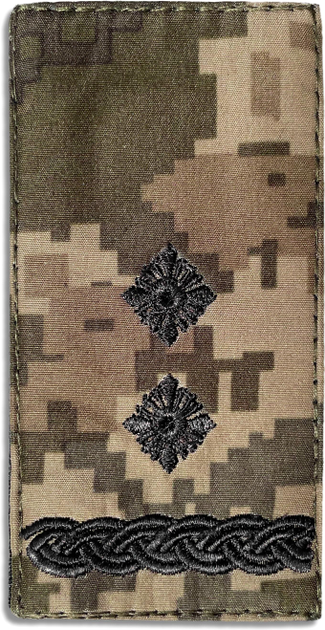 Шеврон на липучці IDEIA 61 окрема піхотна єгерська бригада 7х8 см сірий (2200004269986) - зображення 1