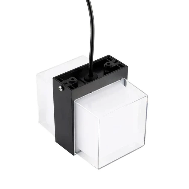 Светильник светодиодный настенный, LED бра VENZA 9W S BLACK 4200K 105x95x135 220V IP44 - изображение 5