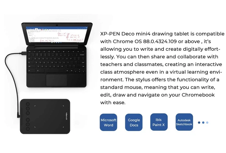 Графический планшет XP-Pen Deco Mini-4, 4x3 Inch Pen Tablet, 6 клавиш быстрого доступа - Фото 6 Графический планшет XP-Pen Deco Mini-4, 4x3 Inch Pen Tablet, 6 клавиш быстрого доступа - изображение 6