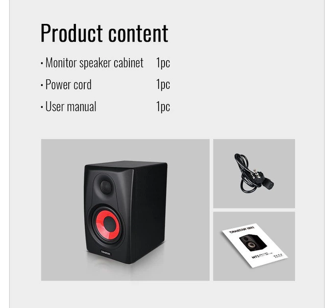 Активный студийный монитор Takstar MT-5 Powered Studio Monitor - изображение 12