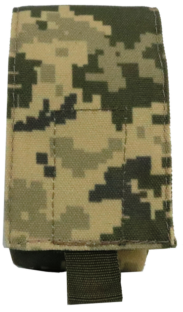 Тактический подсумок для гранаты, подгранатник пиксель ВСУ Ukr Military 7х12х4,5 см (sum0021295) Камуфляж Пиксель - изображение 2