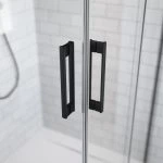 Шторка на ванну Idea Black PN DWD 1500x1500 чорний/прозоре 10004150-54-01 (TM Radaway) - изображение 5