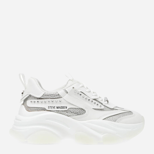 Sneakersy damskie na wysokiej platformie Steve Madden Possesionr SM11002270 36 Białe (8720236876256) - obraz 1