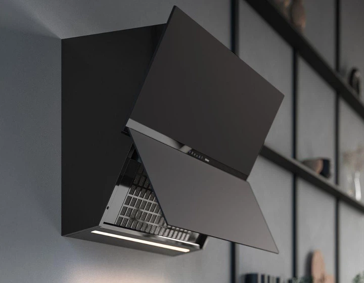 Кухонная вытяжка Falmec Fusion 85 Black Satin Glass 800 - изображение 4
