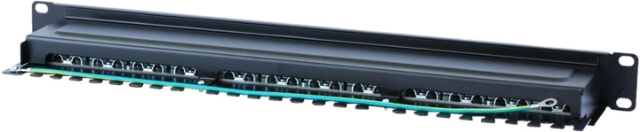 Panel krosowy Techly 19" STP 24 porty Cat.6 Czarny (8054529022878) - obraz 3