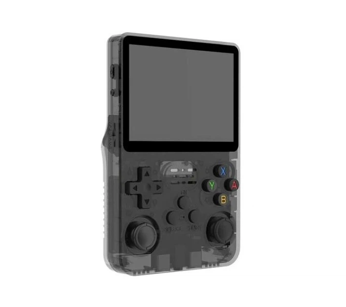 Портативная игровая ретро приставка Data Frog R36S, HDMI 3.5'', 64gb, 15000 игр Sega NES MAME, черная - изображение 2