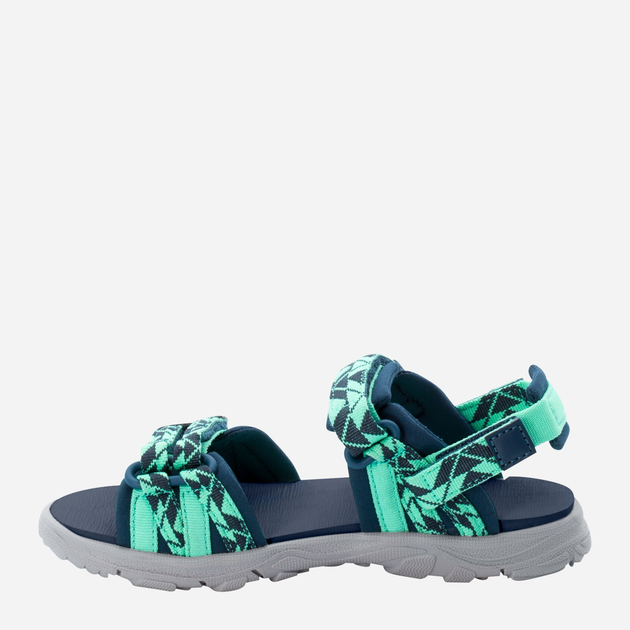 Sandały dziecięce dla dziewczynki Jack Wolfskin 2 In 1 Sandal K 4046421-1226 29 Niebieski/Zielony (4064993187977) - obraz 3